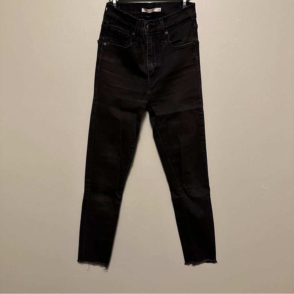 LEVI’S Mile High Super Skinny Jean Black